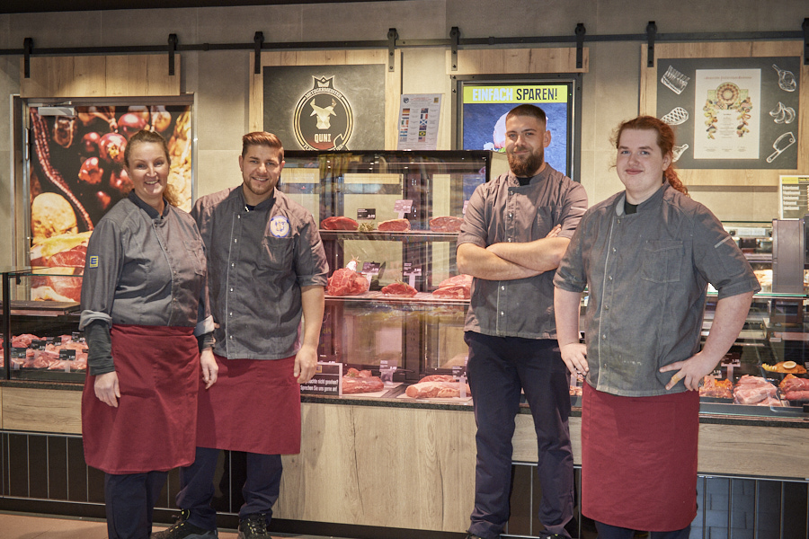 Frischetheke Frau Döring Herr Quni Herr Bauer Herr Hierl