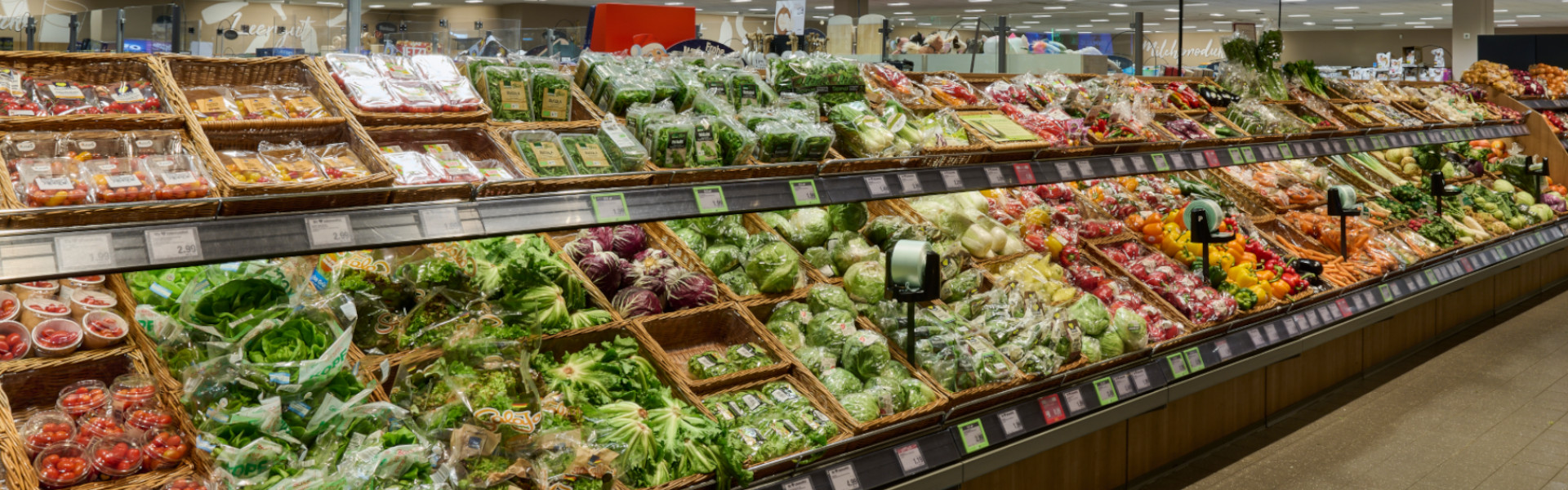 Gemüse Obstabteilung